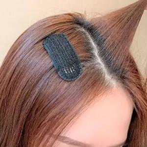 셀프 헤어뽕 똑딱핀 2P 볼륨 정수리 부분 머리뽕 집게 뽕핀 납작뒷통수