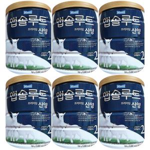 매일유업 앱솔루트 산양분유 2단계 (750g x 6캔)