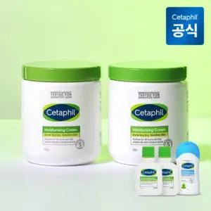 세타필 모이스춰라이징 크림 550g 2개+로션 29ml 2개+바디워시 50ml
