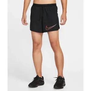 나이키 NIKE 스트라이드 드라이 핏 5인치 브리프 라인드 러닝 쇼츠 M - 블랙:브라이트 크림슨 HV2133-010 1