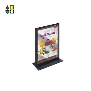 삼화 A4 POP꽂이 스탠드 광고메뉴판 철제 MDTB-11BK