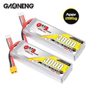 GNB Lipo 배터리 4S 3000mAh 100C T XT60 XT90 플러그 RC 헬리콥터 Quadcopter FPV 드론 부품 14.8V