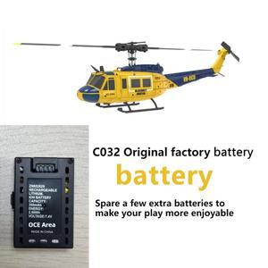 핫C032 Uh-1 브러시리스 Rtf Rc 헬리콥터 원래 배터리 7.4v 400mah