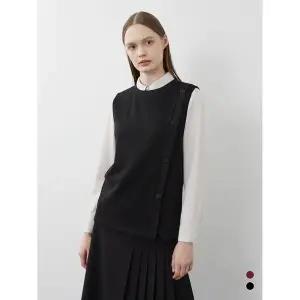 갤러리아 올리비아로렌 골지 버튼 베스트 VOBAN3W9171