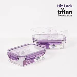 [에코센스 히트락]에코센스 히트락 올트라이탄 밀폐용기 직사각 900ml 도시락 2개