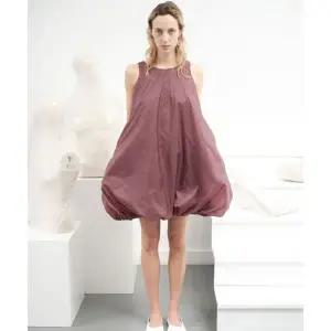 아모멘토 NYLON VOLUME MINI DRESS PURPLE 270592