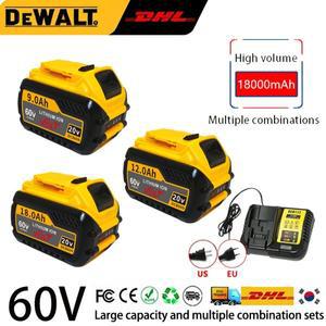 DeWalt DCB547-XJ 용 DeWalt 20V/60V MAX 리튬 이온 배터리 용 100% 새 9Ah/18Ah 배터리 Flexvolt 도구 배