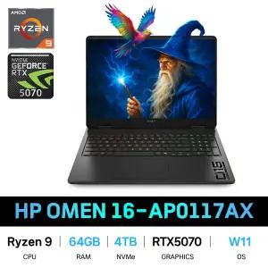IT_HP 오멘 16-ap0117AX Win11/RAM 64GB/SSD 4TB교체 재고보유