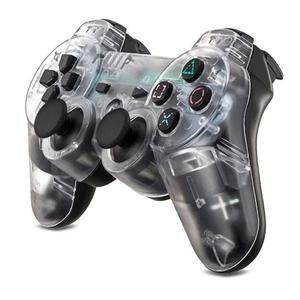 비디오 게임 무선 듀얼 쇼크 패드 소니호환 호환호환 PS3 Playstation 3 콘솔 용 투명 핸드 컨트롤러 Sixax