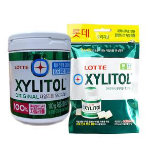 간식전문 달콤몰/롯데 자일리톨(통)-오리지날 통형100g/리필100g/껌/롯데껌