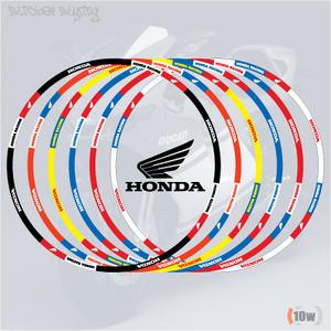 HONDA 반사 휠 스티커/오토바이/바이크/혼다/휠테이프/pcx/줌머/cbr/cb/실버윙/골드윙/