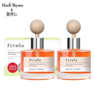 NEW 플렌느 차량용 디퓨저 50ml 2개입_블랙체리