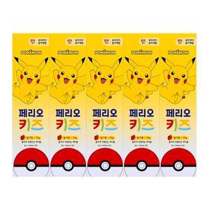 페리오 키즈 3단계 치약 피카츄 딸기향 75g 5개
