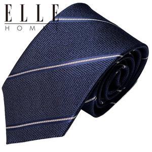 [엘르옴므][ELLE HOMME] 엘르옴므 실크넥타이 - 애비뉴 네이비 8cm