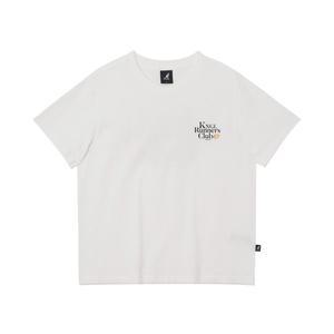 [캉골](신세계 사우스시티)우먼스 애슬리트 반팔 티셔츠 2800 오프화이트 (KREWST28000)