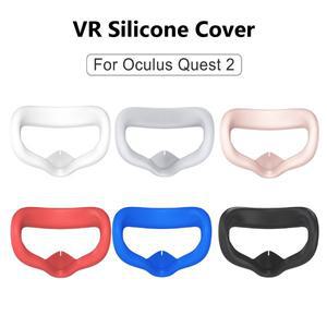 VR 실리콘 마스크 커버 페이스 패드 메타 퀘스트 2 부품 얼굴 쿠션 보호 아이 오큘러스 액세서리