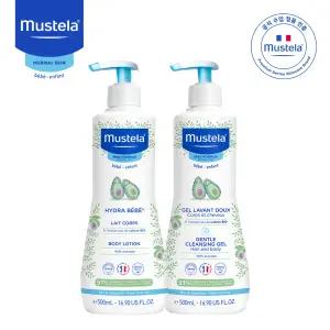 무스텔라 대용량 세트(바디로션500ml+클렌징500ml)