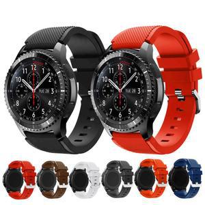 갤럭시 시계 46MM 스트랩에 손목 SM 팔찌 스마트 실리콘 소프트 교체 S4 22MM 스포츠 밴드 기어 R800 S3 대한