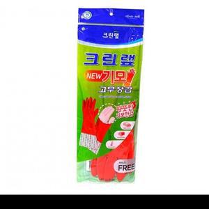 (set)크린랩 기모 고무장갑 10개