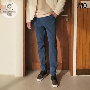 [제이비오][JVIO] 남성 기모 테이퍼드 데님_미디엄블루 (LJ23M755MBL)