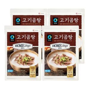 청정원 호밍스 고기곰탕, 700g, 4개