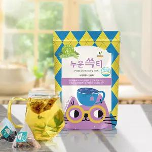 누운쓱티 올인원 블렌딩티 결명자차 메리골드차 감잎차 국화차티백