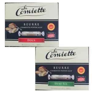 라꽁비에뜨 버터 150g 15g X 10입 2종택1 가염 무염 명품버터 LA CONVIETTE 프랑스