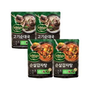 (냉동)비비고 고기순대국 700g x2개+순살감자탕 700g x2개