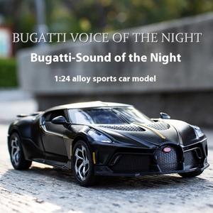 1:24 Bugatti La Voiture 합금 SuperCar 다이캐스트 모델 자동차 중앙 제어 장식 유행 아이를위한 생일 선