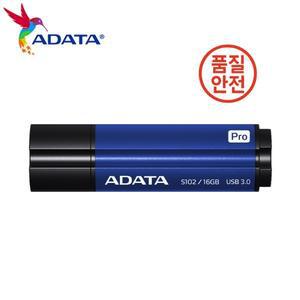 USB  USB 3.0 ADATA S102 프로 플래시 드라이브 고속 미니 디스크 펜 스틱 블루 메모리 16GB