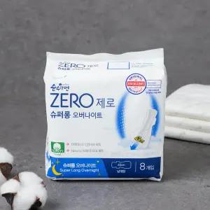 순수한면 제로 슈퍼롱 오버나이트 8P