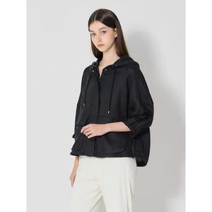 [보니스팍스]린넨 100 후드 스트링 숏 점퍼 택가격 189000원 _P395058589