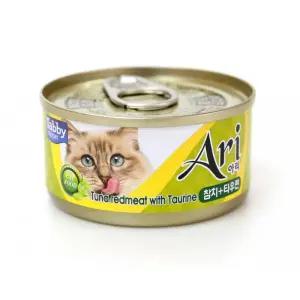 아리캔 참치타우린 80g x24개 고양이캔