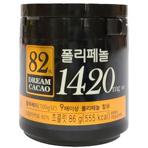 롯데 드림카카오 82% 86g x 6개 / 초콜릿 과자 간식