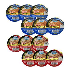 이나바 마구로쥬레 유산균 고양이간식 65g X 12개 참치 가다랑어포 두가지맛 고양이츄르