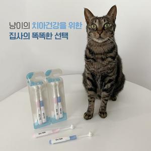 칫솔 덴탈 초극세모 구강관리 뚜또가또 클린 양치 제거 사모 구내염 고양이