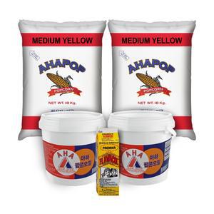 영업용 팝콘재료 B세트 (아하 보겔옥수수 10kg×2, 보겔 오일 3kg×2, 플레버콜팝콘소금 992g)