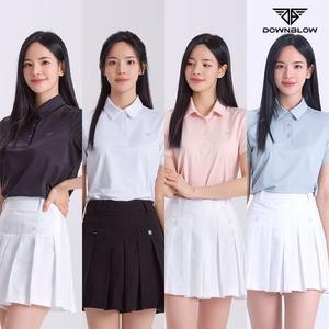 [다운블로우][SSG특가] 다운블로우 여성 기능성 카라 반팔티셔츠 DB4T2503W