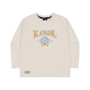 [캉골키즈](강남점)[강남]바시티 빅 로고 포인트 티셔츠 QC 0004 오프 화이트 (AQCCRT00040OW)