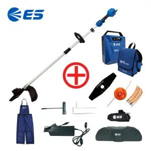 ES산업 EBC54 충전예초기 (25년 생산제품 54V 10.0Ah 배터리충전기 풀세트) BC54S LBCT54 후속모델 철기