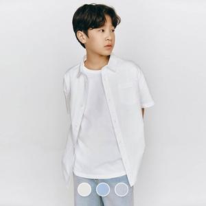 [지오다노주니어] 03045511 옥스포드 반팔 셔츠