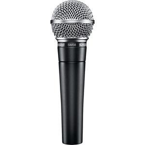 슈어 SM58 Pro XLR 다이내믹 마이크 - 보컬, 팟캐스트, 녹음을 위한 프로페셔널 스튜디오 및 라이브 퍼포먼스 카디오이드 마이크 SM58-LC