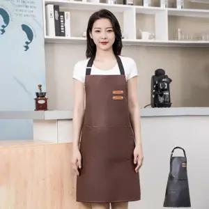 방수 앞치마 식당 주방 카페/심플 베이킹 요리용 카폐 디자인 가드닝 꽃집 공방용 작업 공예용 베이커리
