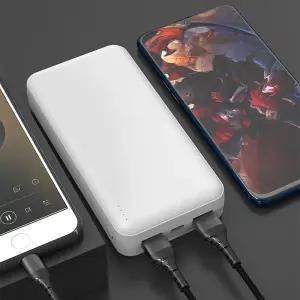 비즈 3포트 20000mAh 대용량 보조배터리 레이저 각인 인쇄