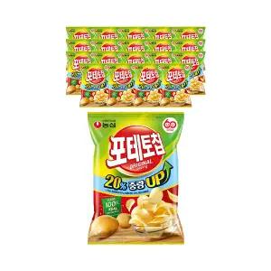 농심 포테토칩 오리지널, 60g, 20개