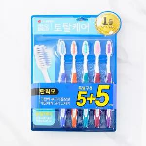 LG 페리오 토탈케어 칫솔 탄력모 5+5입