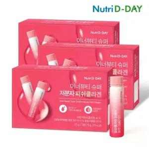 [소비기한 25.10.04] 이너뷰티 앰플 슈퍼 저분자 피쉬콜라겐 액상 3박스 21개입