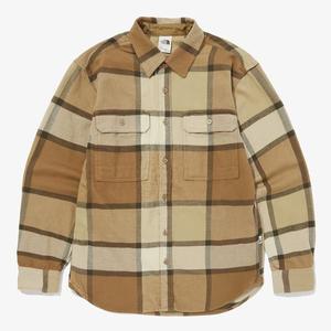 [노스페이스] [노스페이스 공식] NH8LQ70B 남성 애로요 플란넬 셔츠_BEIGE BROWN