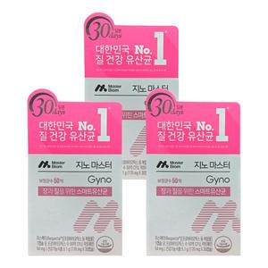 마스터바이옴 지노 마스터 170mg x 30캡슐 질건강 유산균 3개 (hi)리스펙타 프로바이오틱스