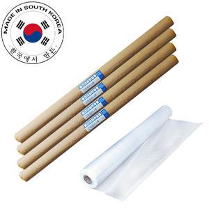 0.1 두께 대형 45M 건축용 재생 비닐 한쪽 타갬 롤 통비닐 전사이즈